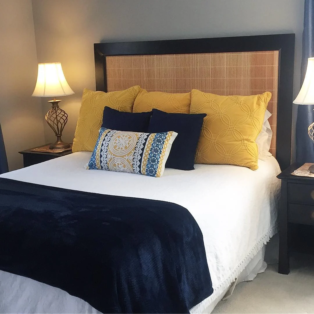 Introduce Natural Texture With a Woven Headboard