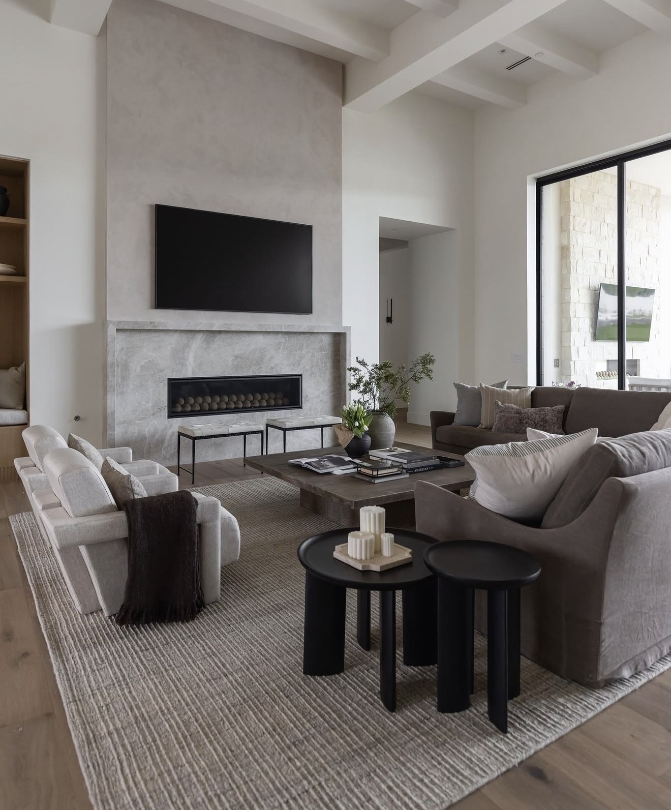 Group Side Tables to Create a Vignette