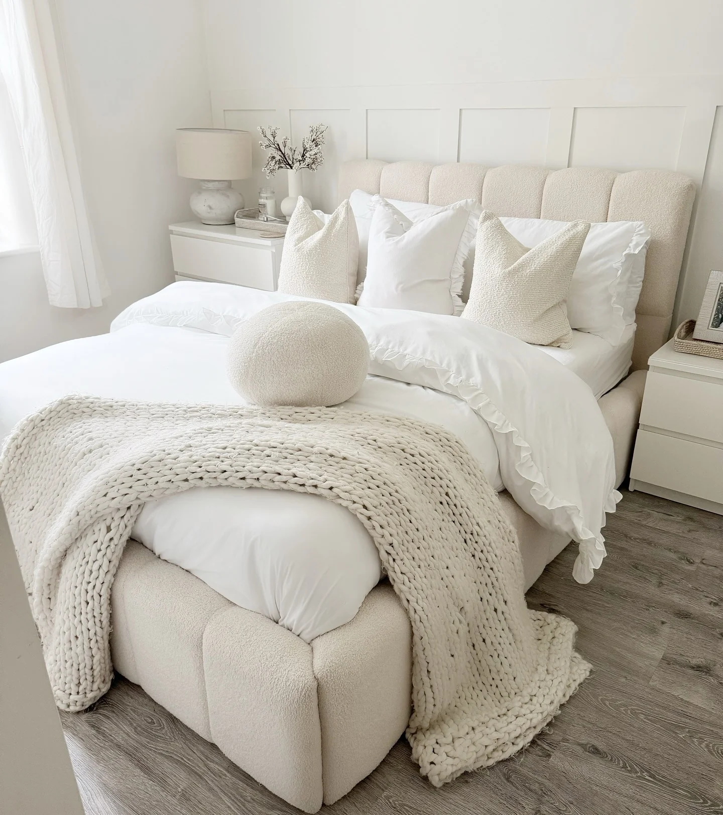 Choose a Bouclé Bed Frame for Cozy Depth