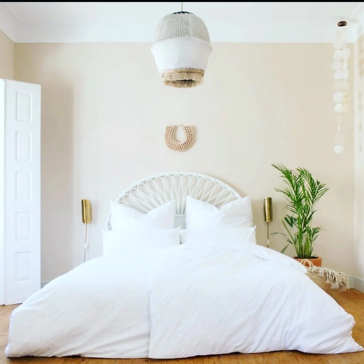 Incorporate a Rattan Headboard for Natural Texture