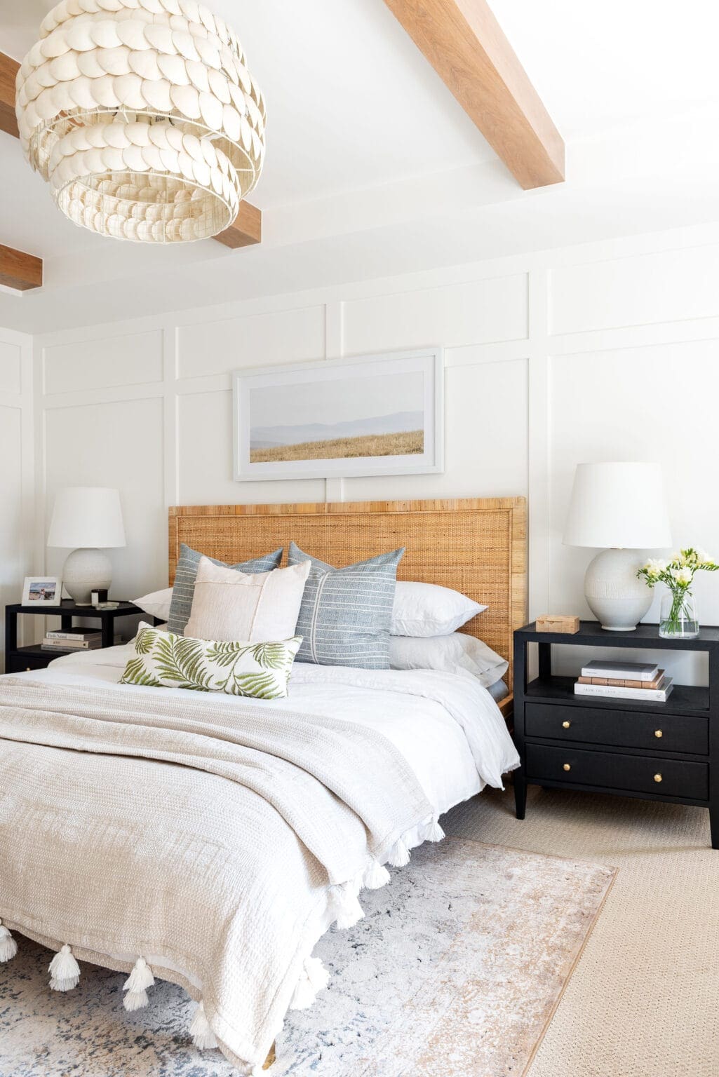 Layered Throw Blanket Adds Cozy Texture and Tassels