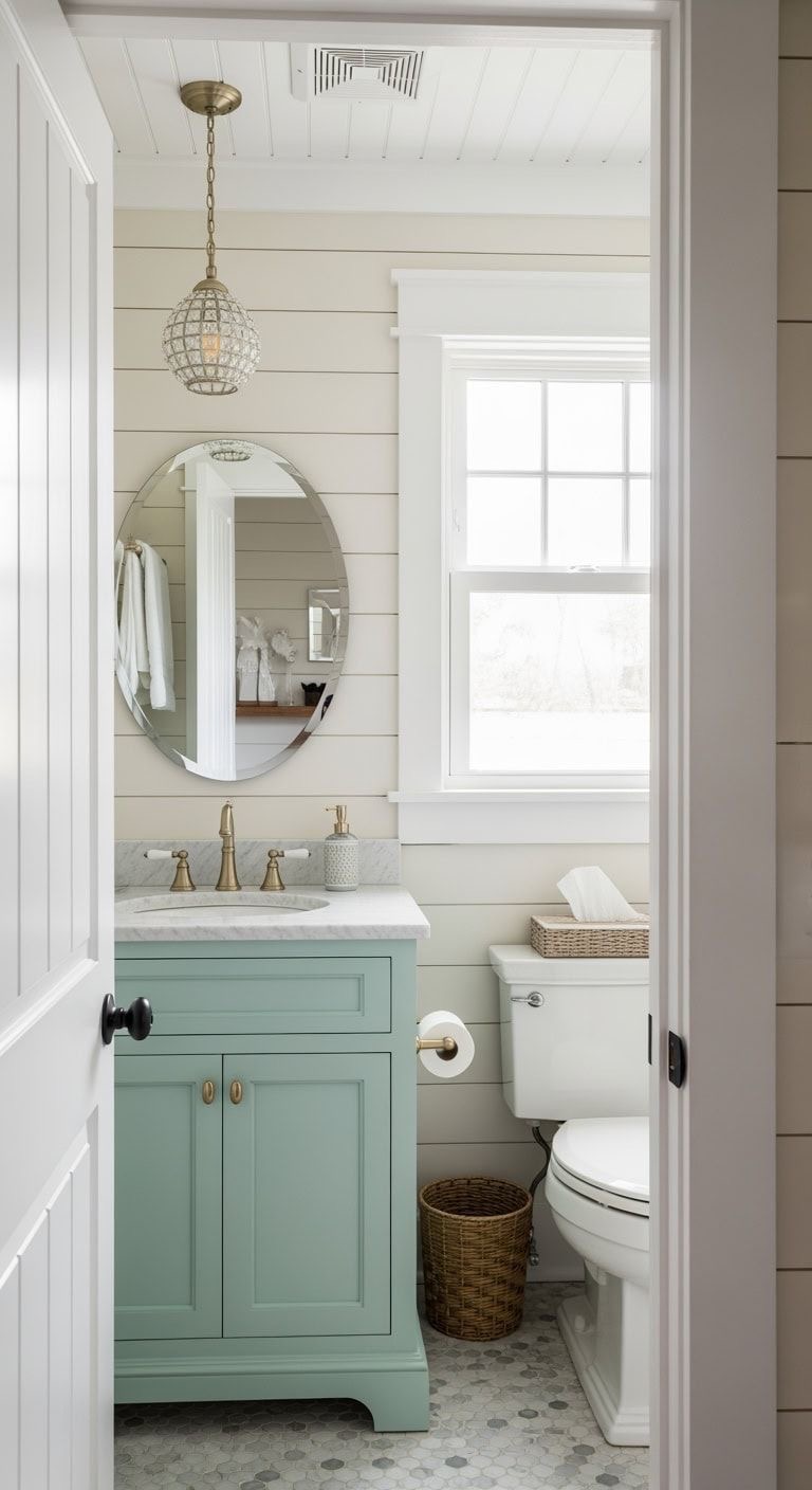 Brighten Your Bathroom with a Mint Green Vanity