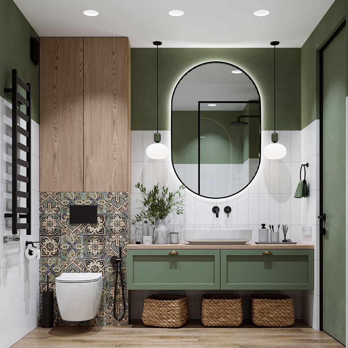 Incorporate Natural Texture with Woven Baskets