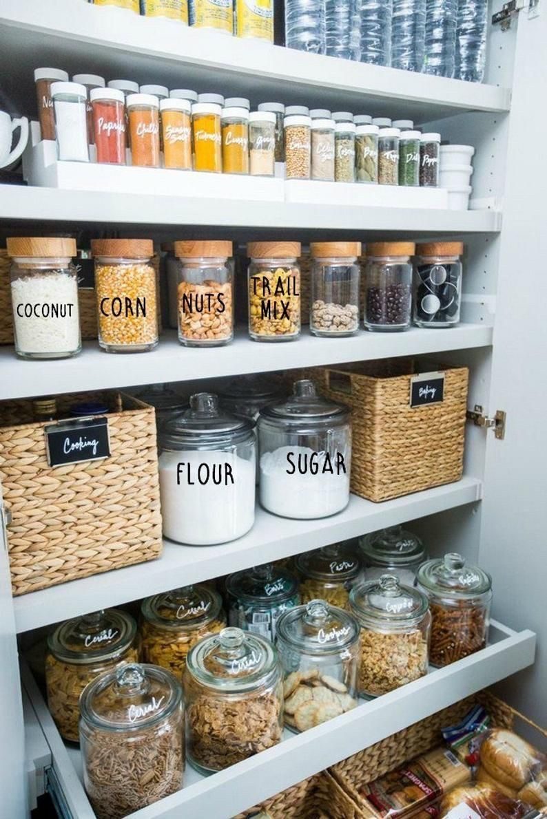 Clear Canisters for Cereal and Snacks