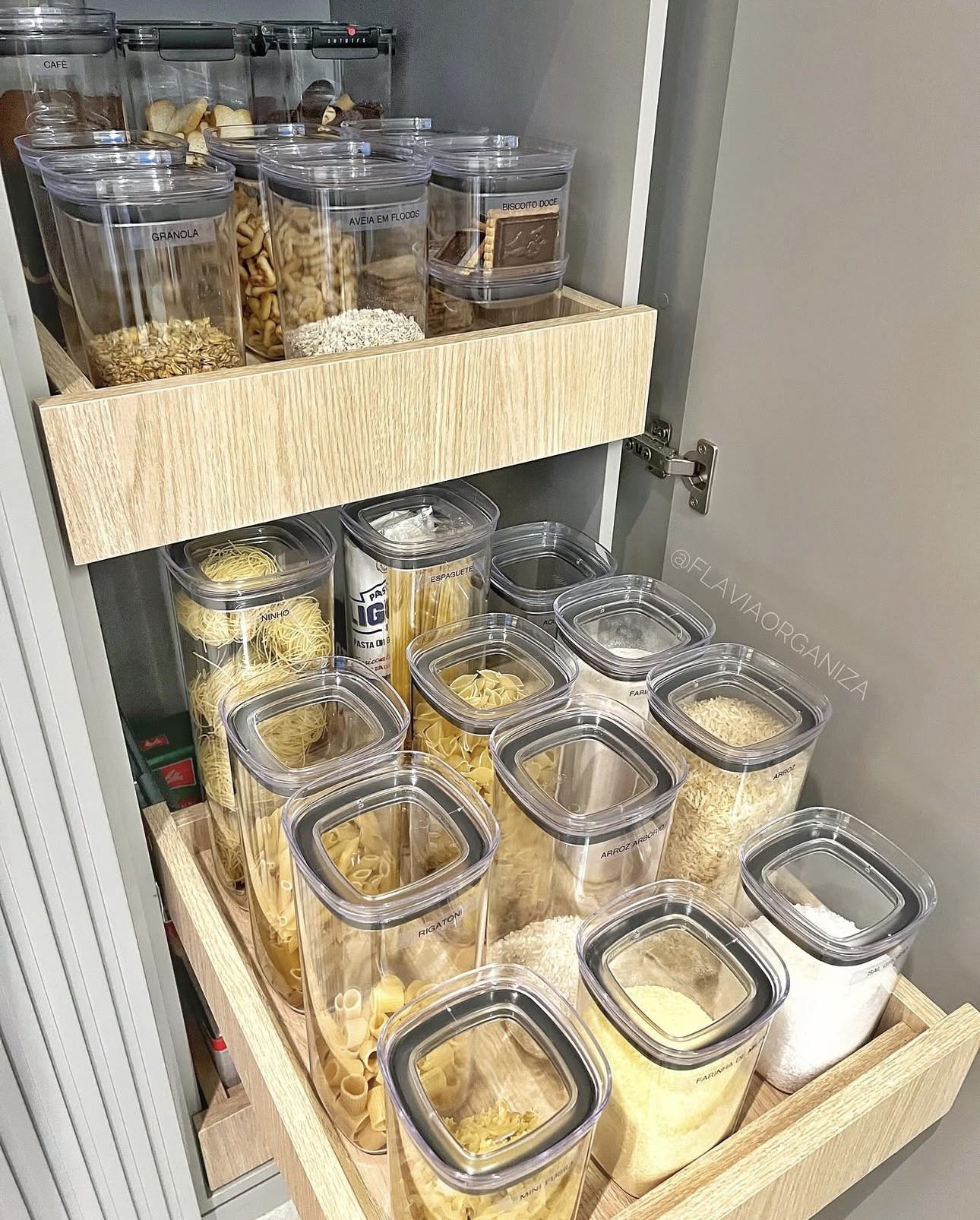Square Containers for Pasta and Grains