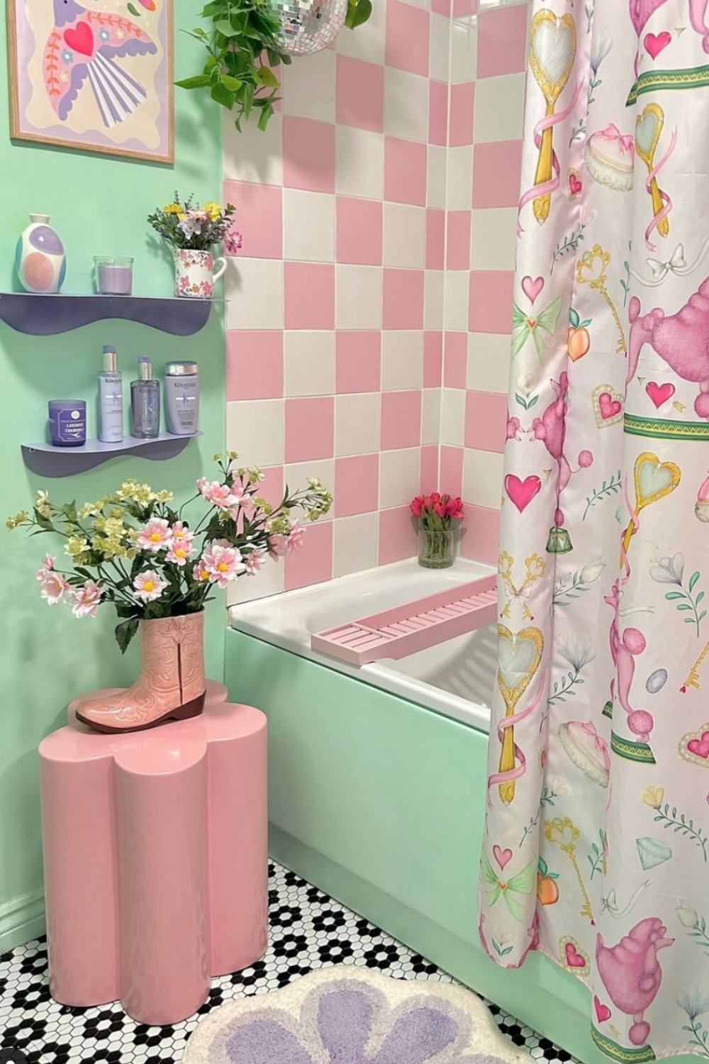 Pink Cowboy Boot Planter Adds Whimsical Charm