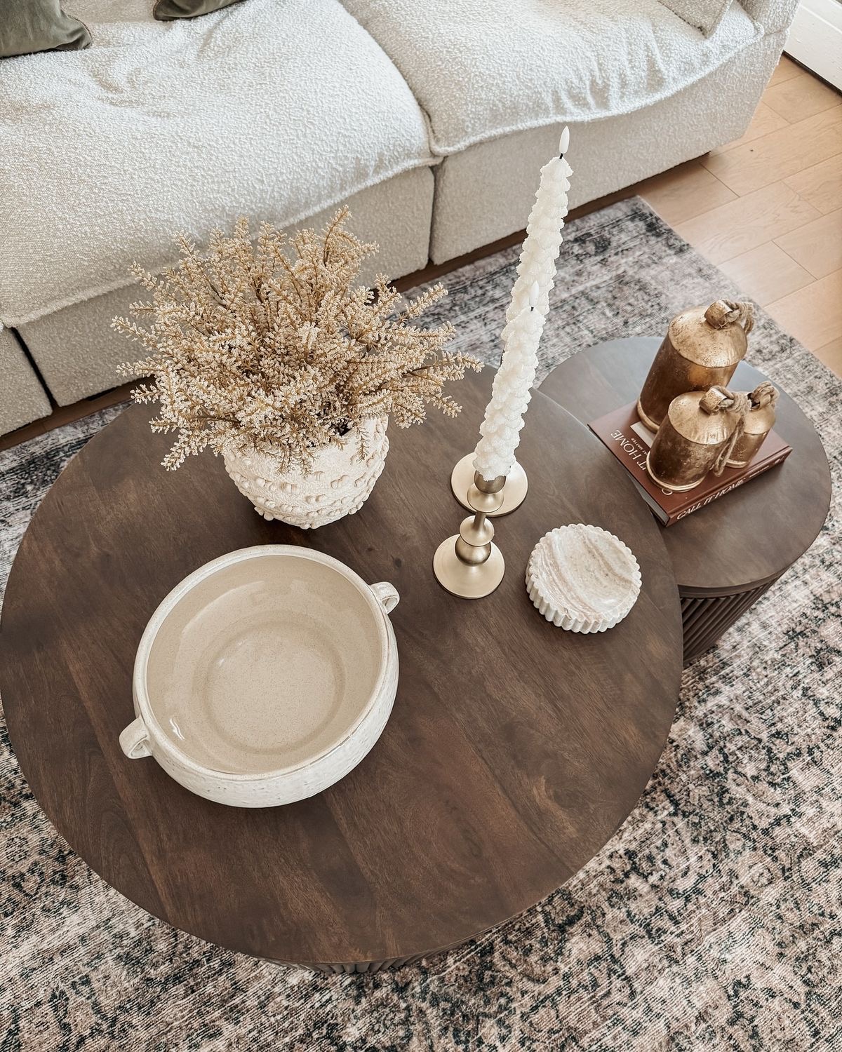 Bring in Organic Appeal with Dried Florals in a Ceramic Bowl