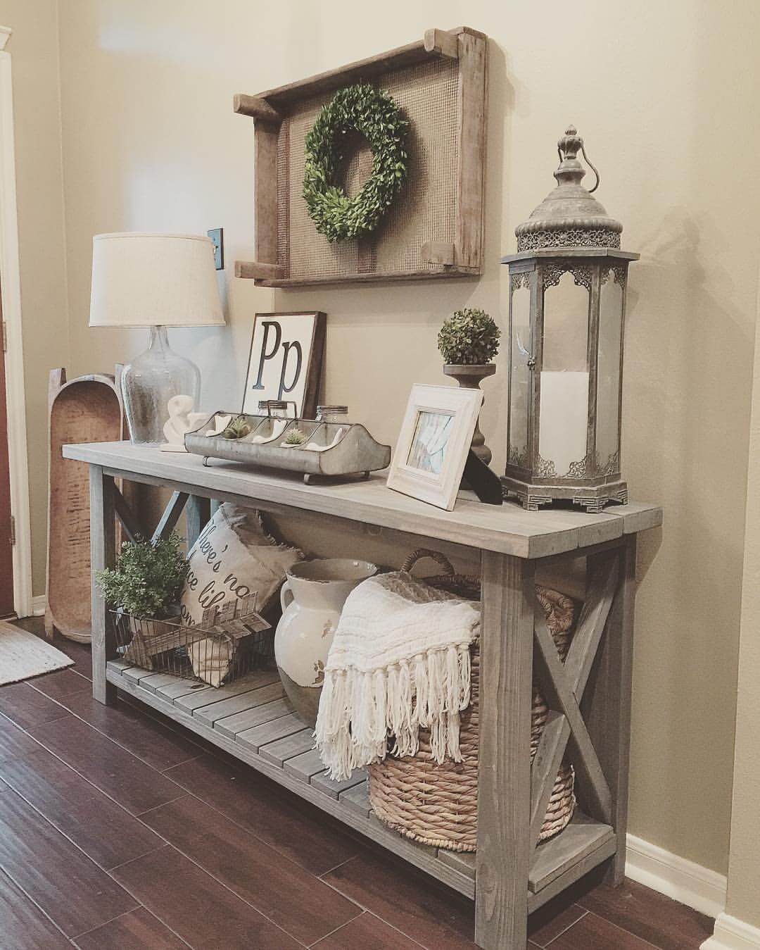 Frame a Wreath with a Rustic Wooden Tray