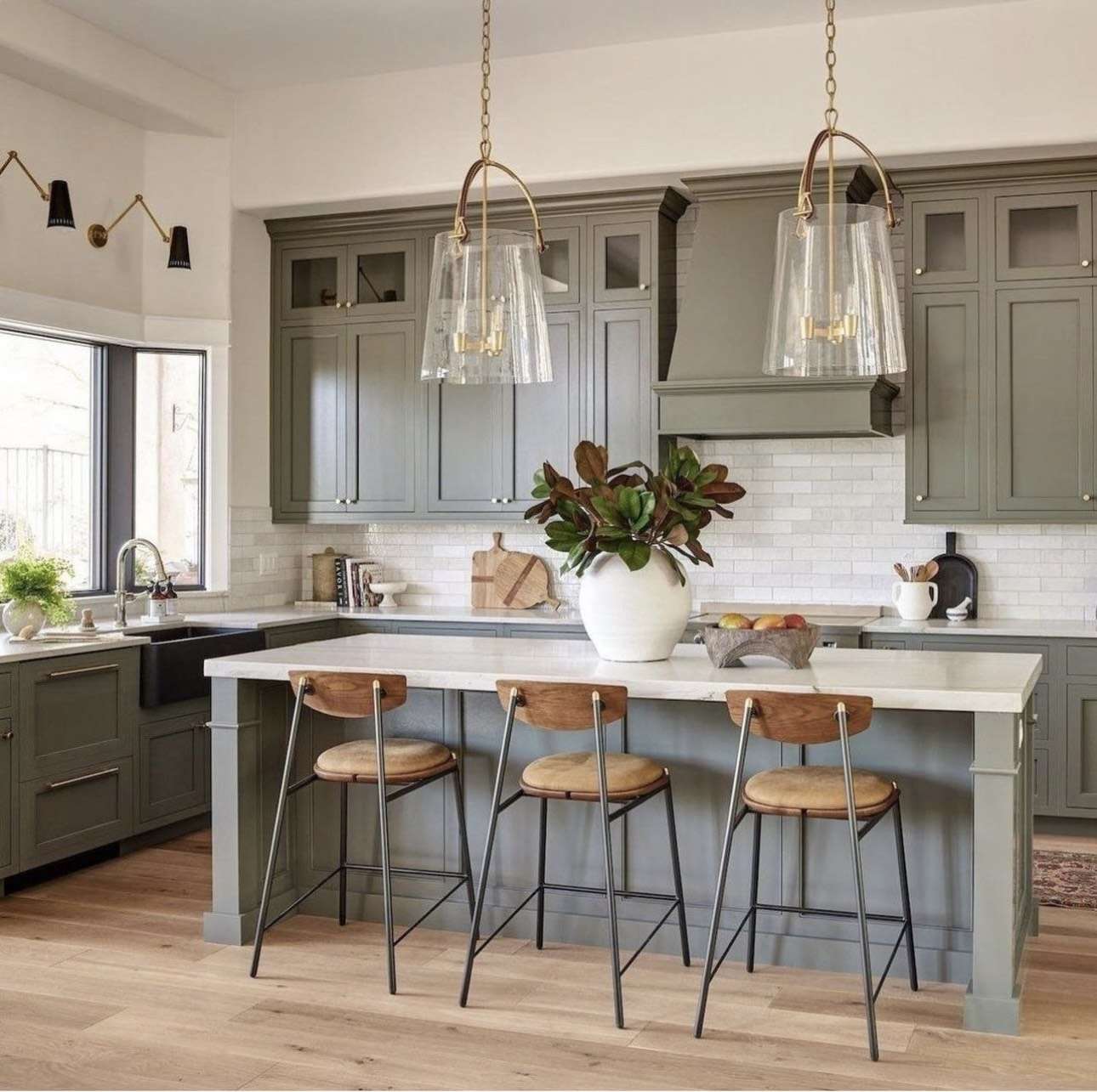 Bell Jars with Brass Arches