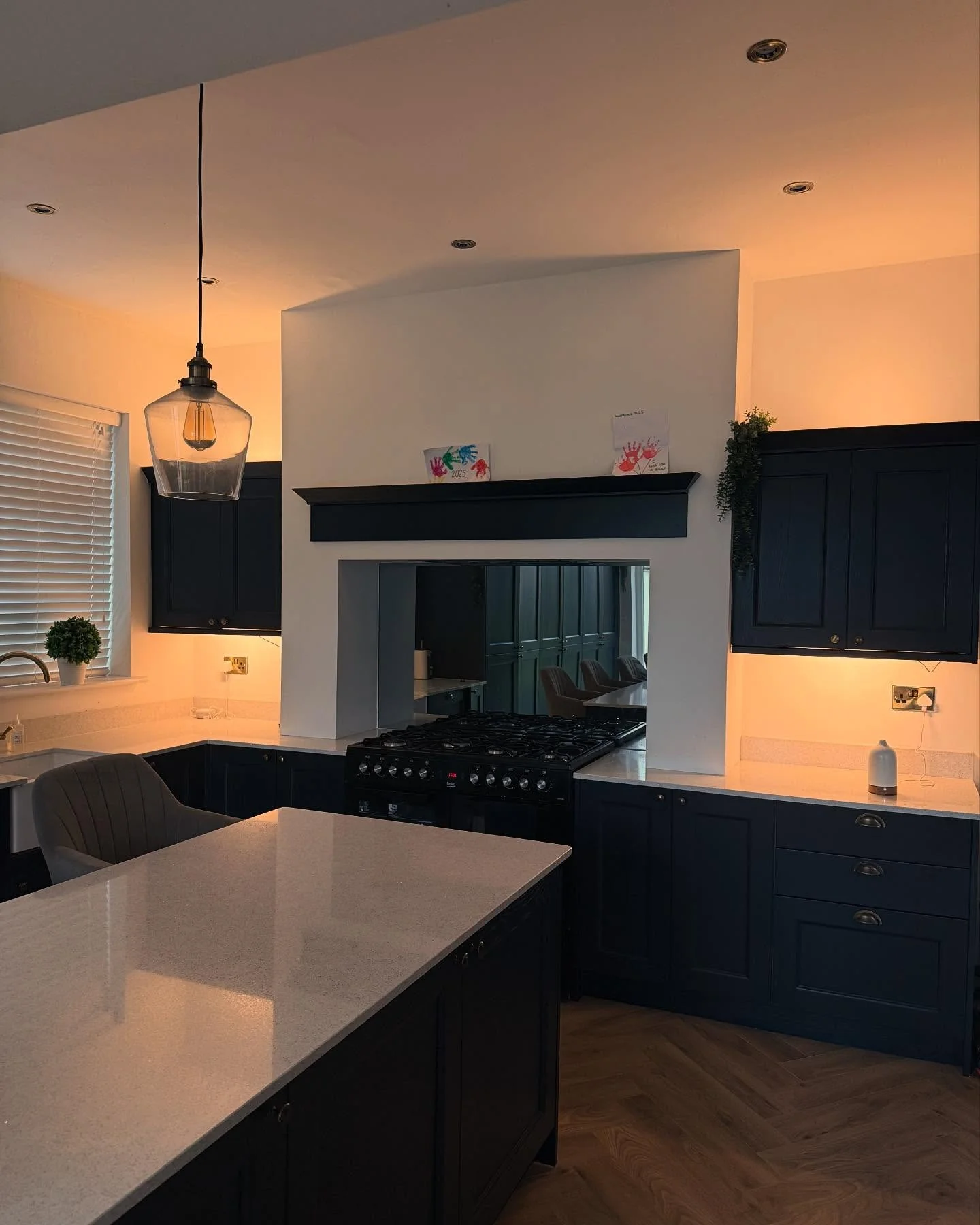 Industrial Pendant Light with Exposed Bulb