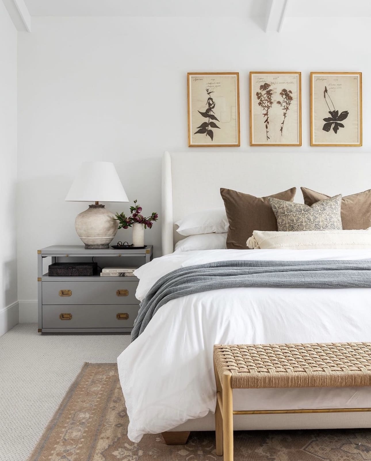 Frame Your Bed with Botanical Art