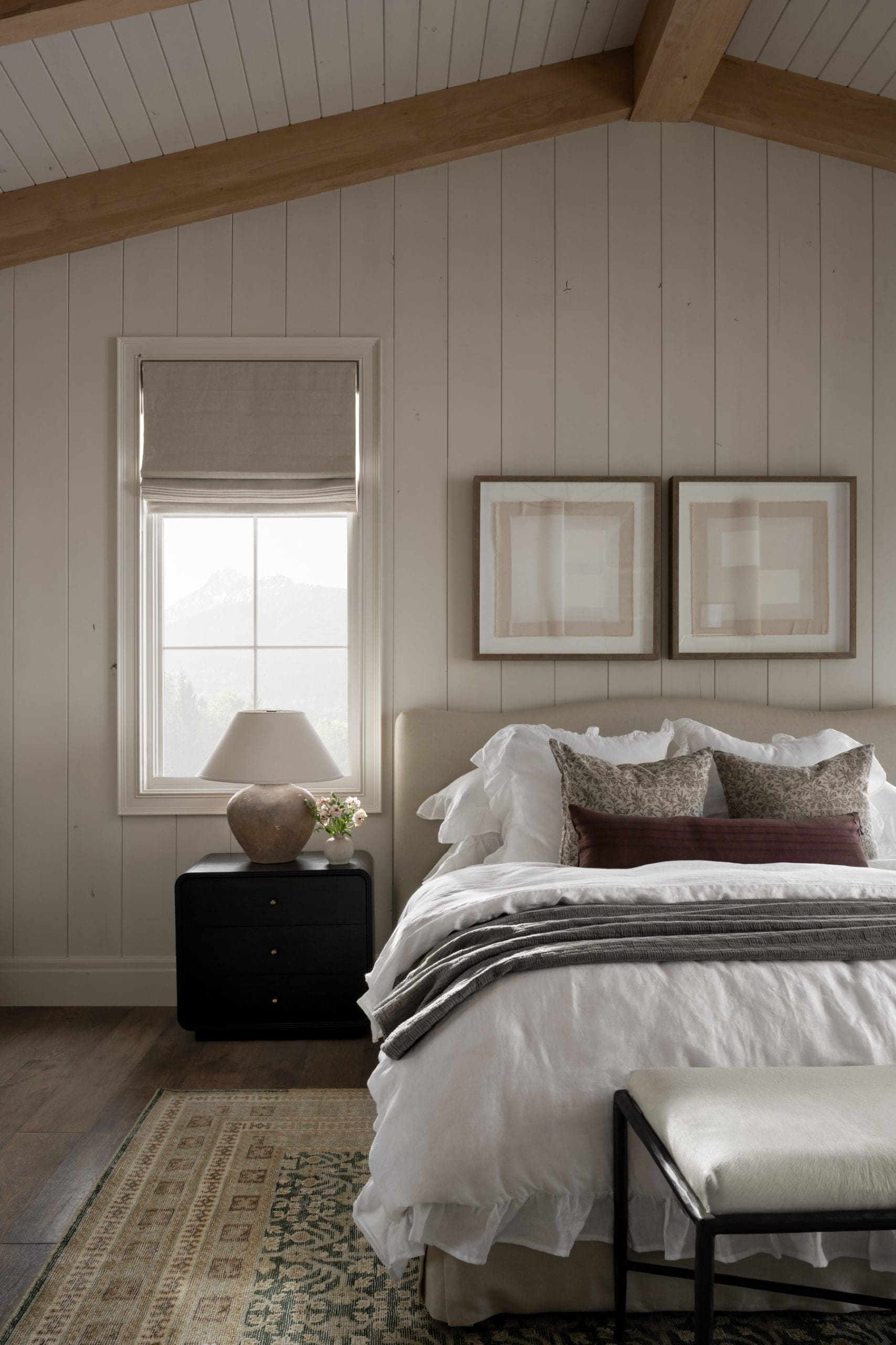 Layer Wall Interest with Framed Textured Art