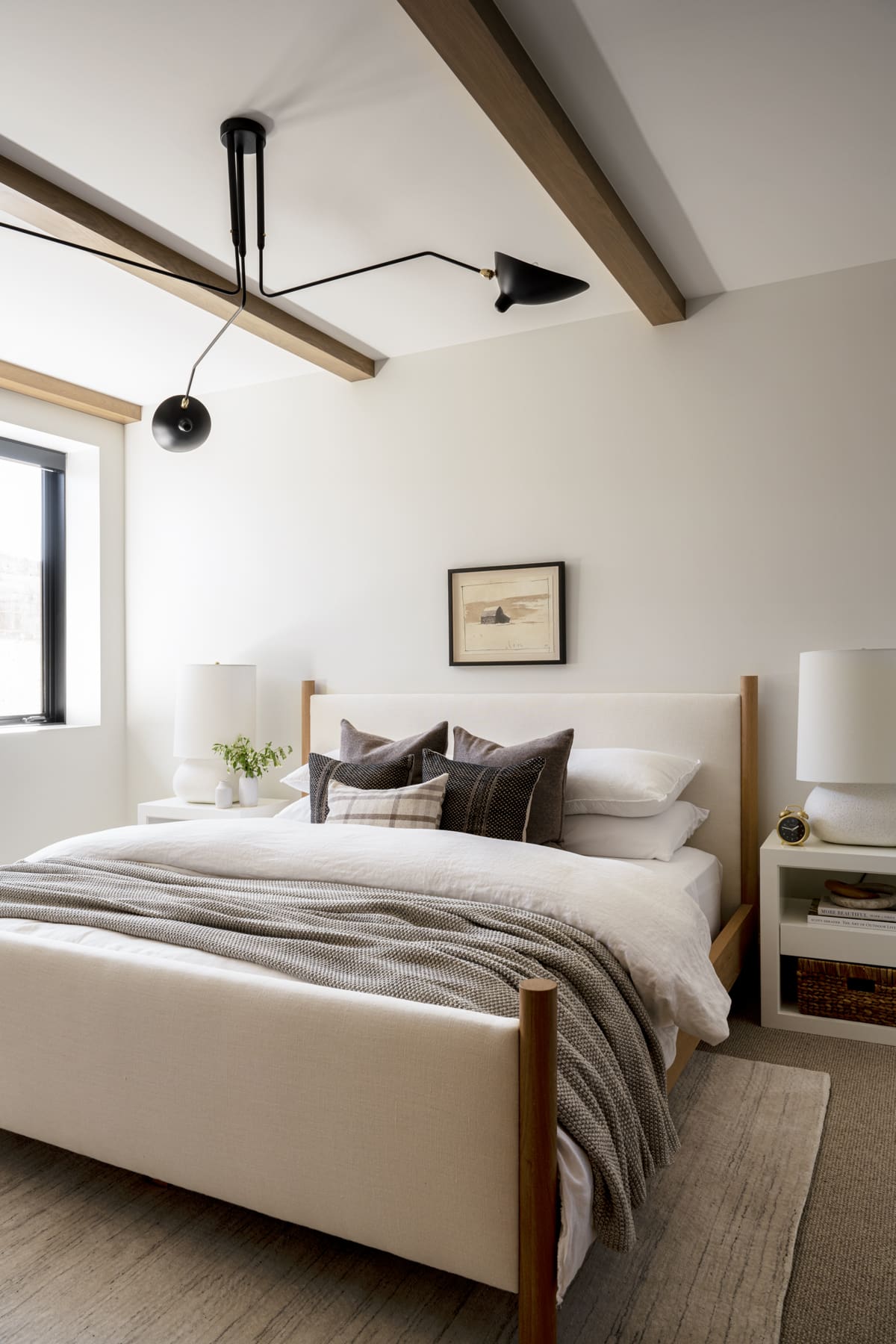 Blend Softness and Wood with an Upholstered Bed