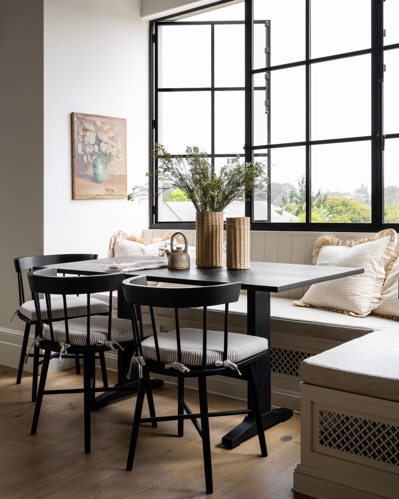 Woven Cylinder Vases Add Natural Warmth to Table Decor