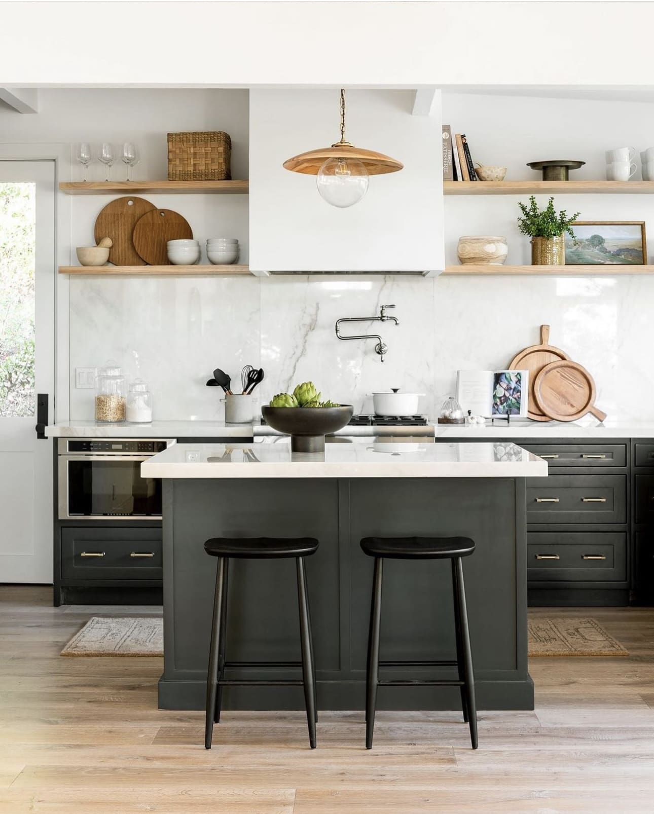 Wood and Glass Pendant Light Adds Warm, Natural Texture