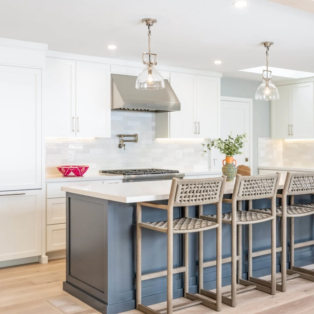 Incorporate Natural Texture with Woven Bar Stools