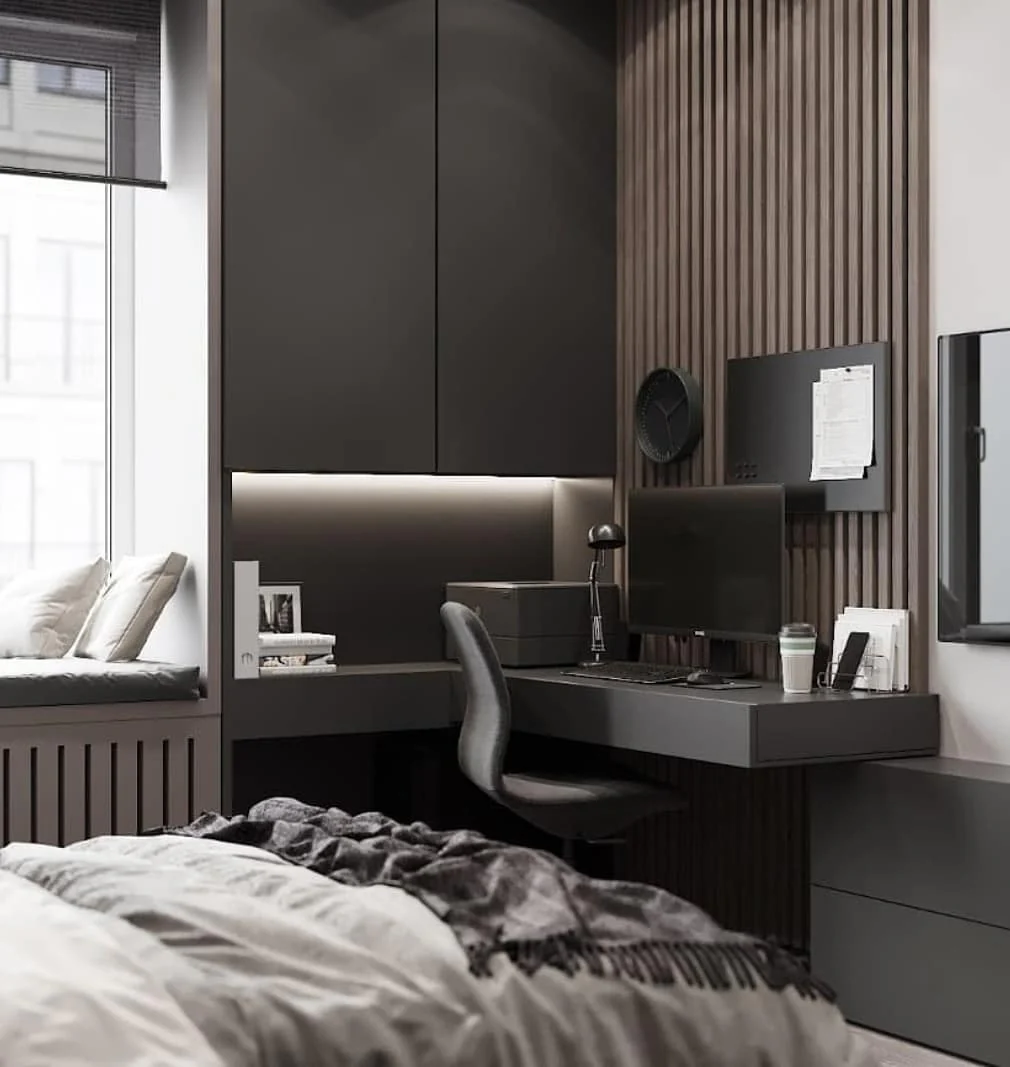Introduce Subtle Texture with Vertical Wood Slats