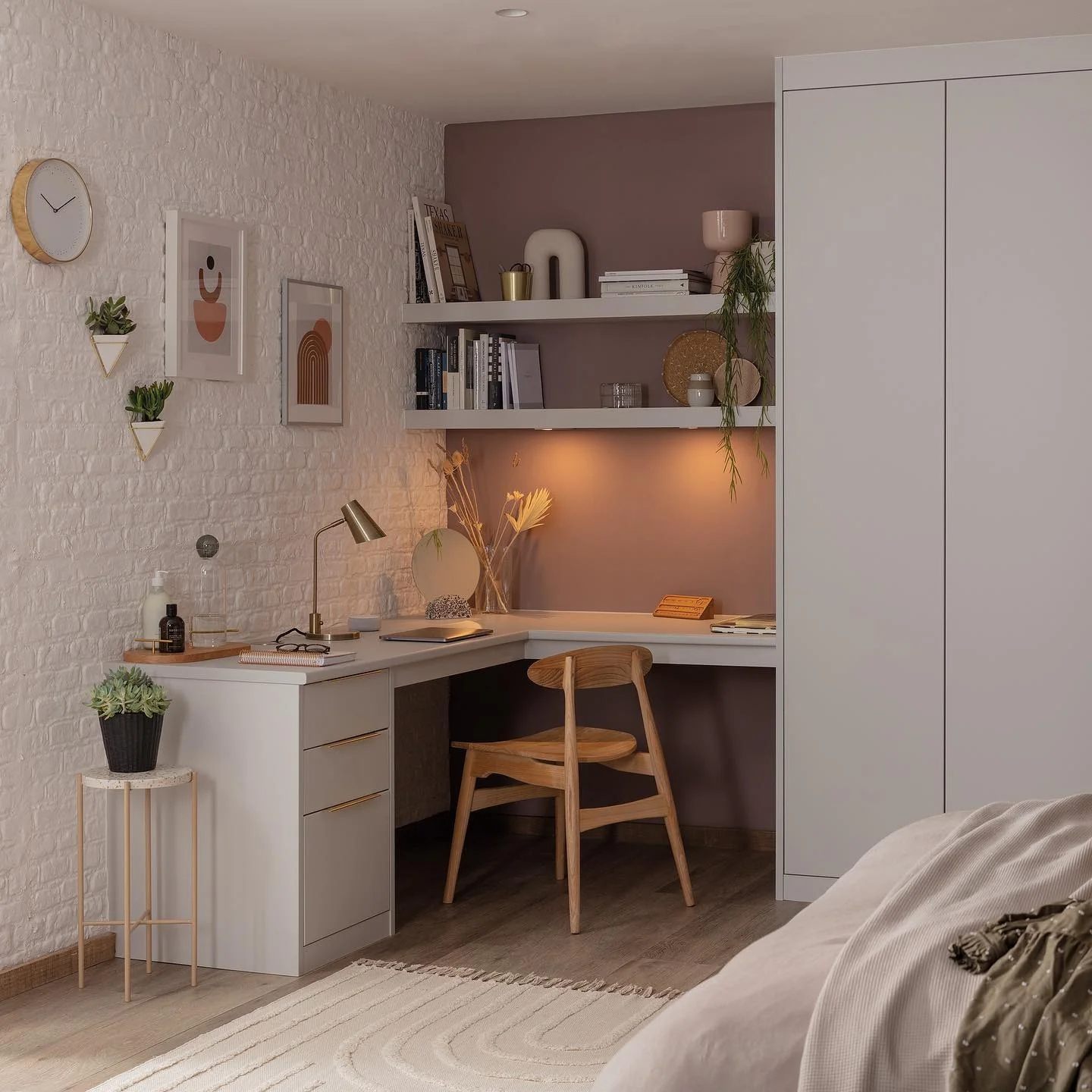 Incorporate Greenery with Triangular Wall Planters