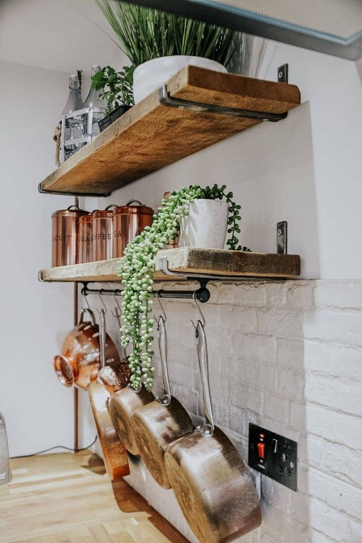Soften Shelf Edges with a Cascading String of Pearls Plant