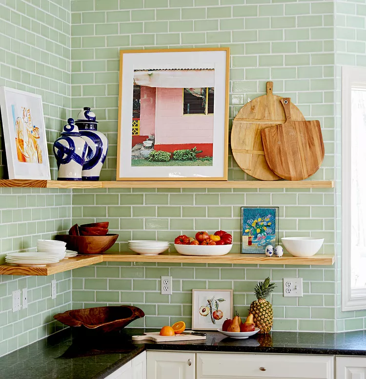 Large Wooden Pizza Paddles as Vertical Decor