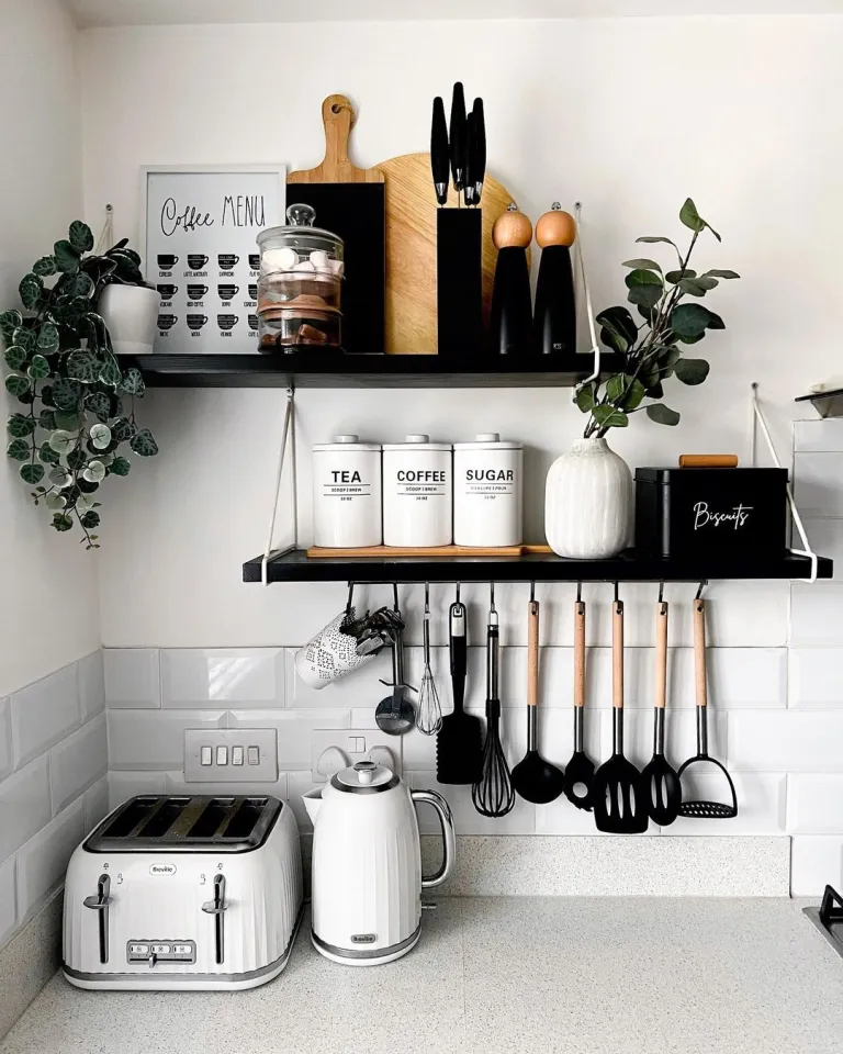 White Cylindrical Canisters for Tea, Coffee, and Sugar