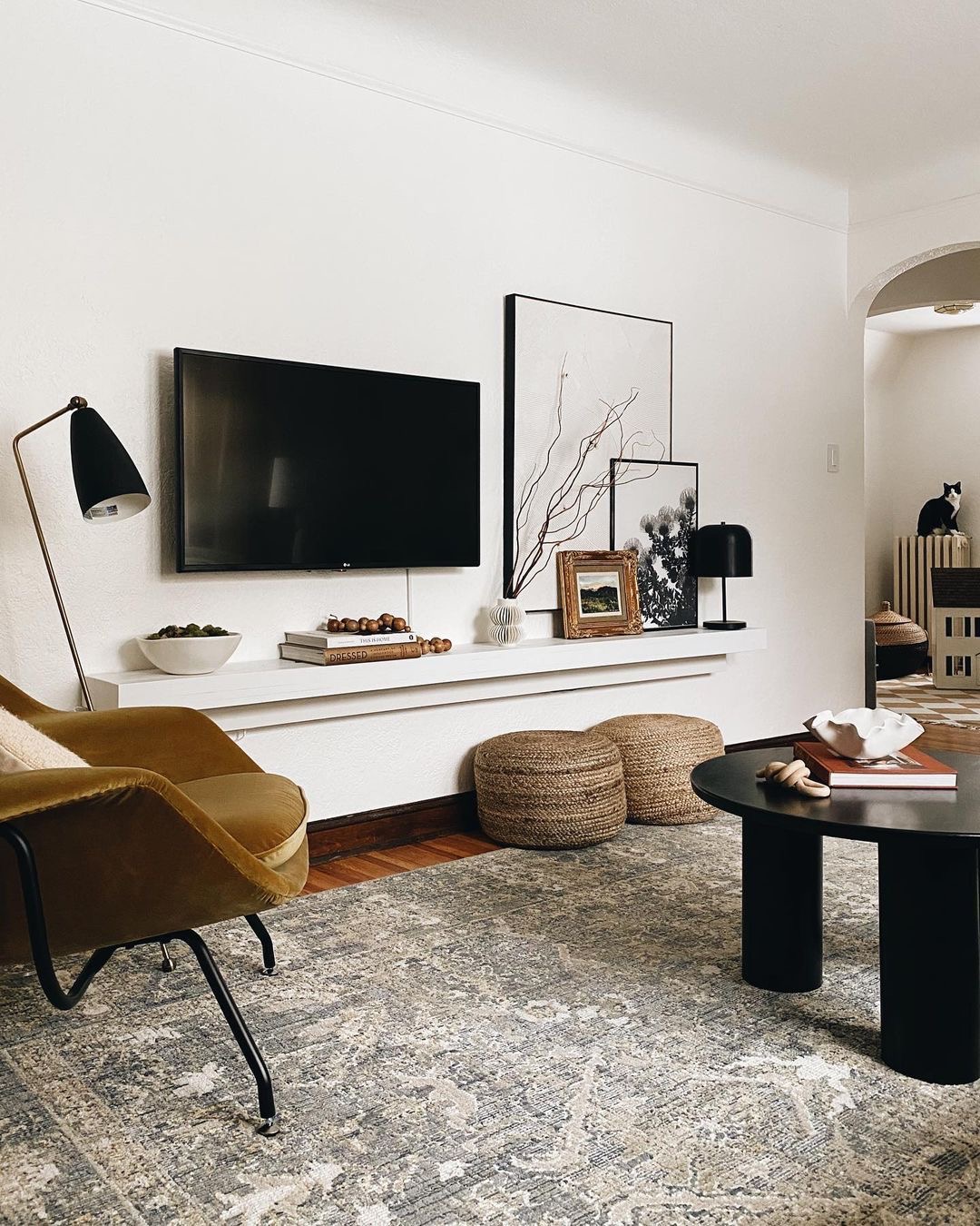 Layer Artwork and Natural Elements Around Your TV