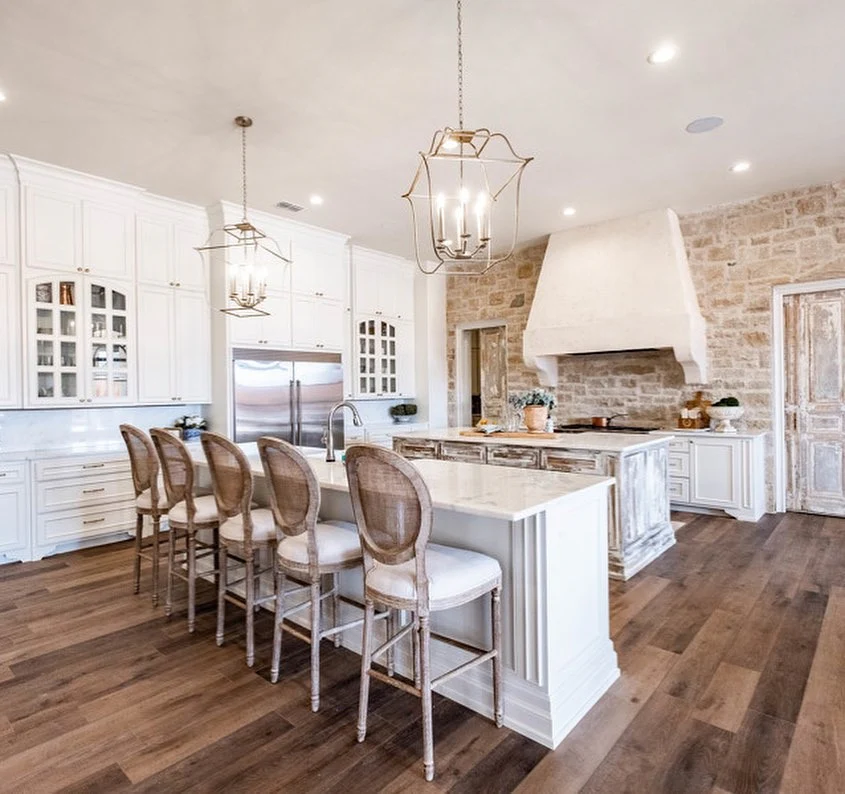 Stone Accent Wall Creates a Rustic Focal Point