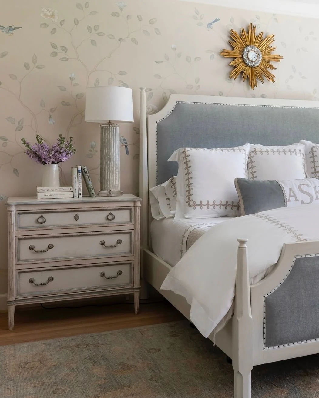Introduce a Glamorous Focal Point with a Sunburst Mirror