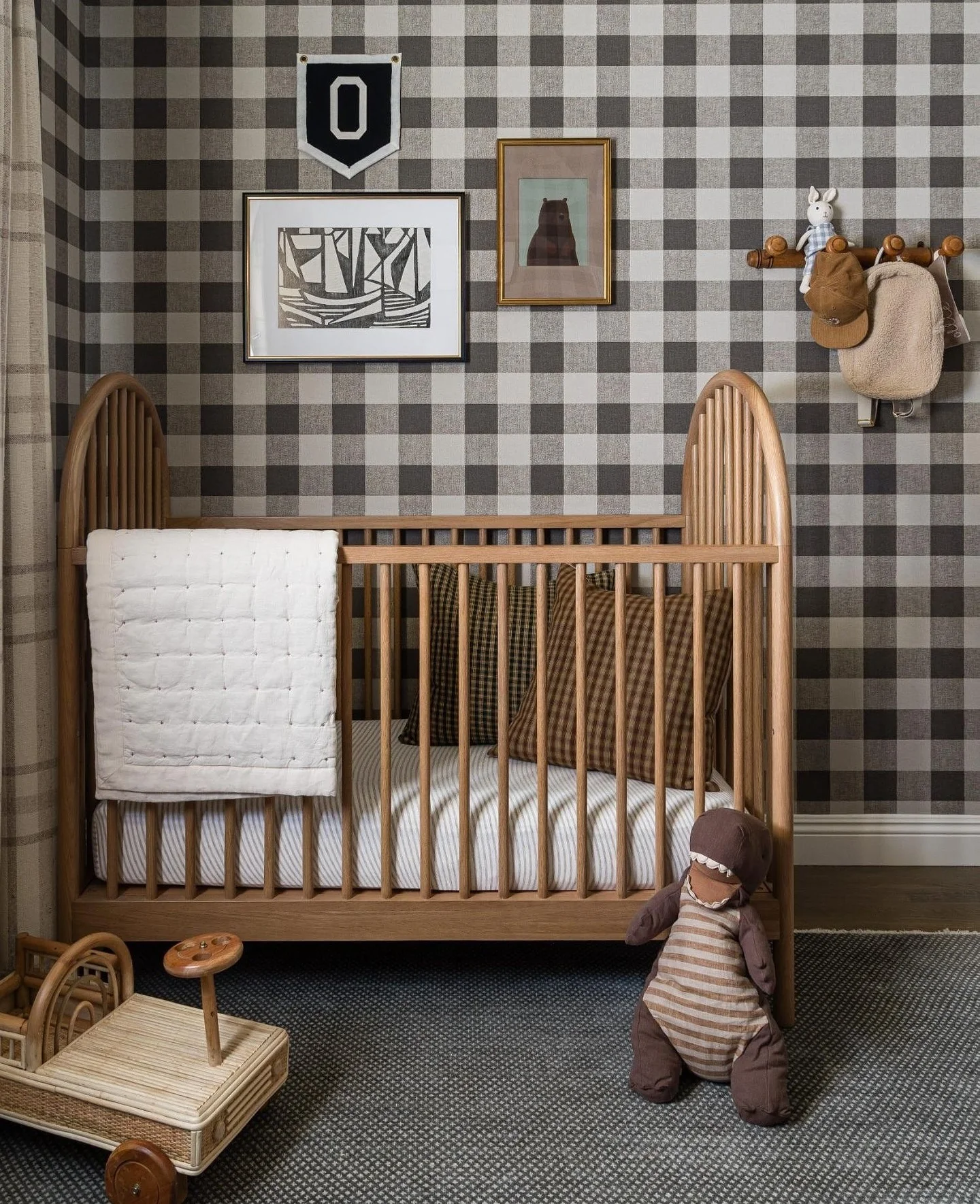Keep Essentials Handy on a Wood Coat Rack