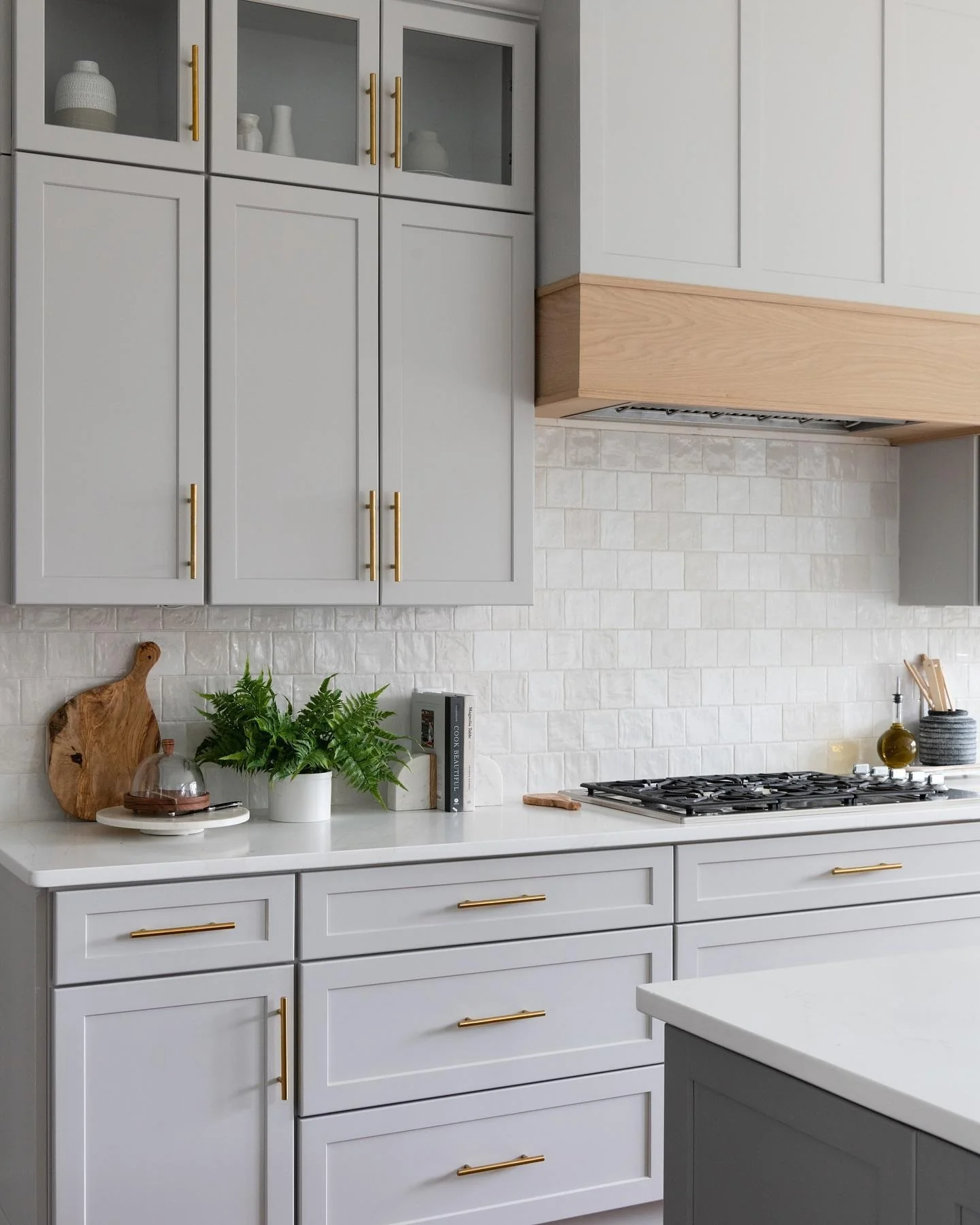 Subtle Glossy Square Tiles Add a Soft, Reflective Finish